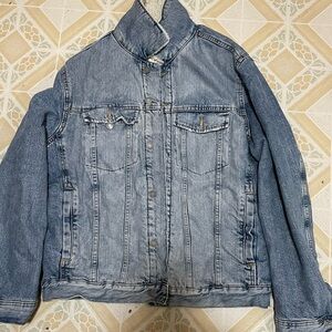 H&M fleece denim jacket MENS